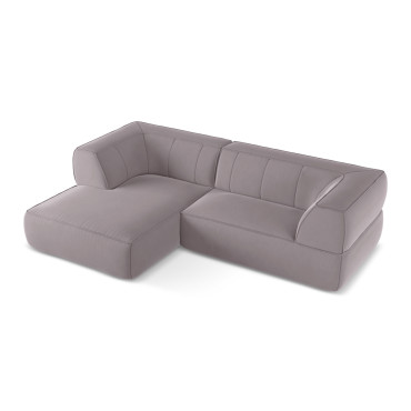 Sofa d'angle Liko Velours Lavender