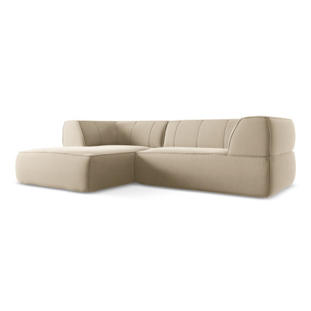 Sofa d'angle Liko Velours Light beige