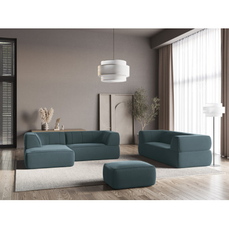 Sofa d'angle Liko Velours Marine