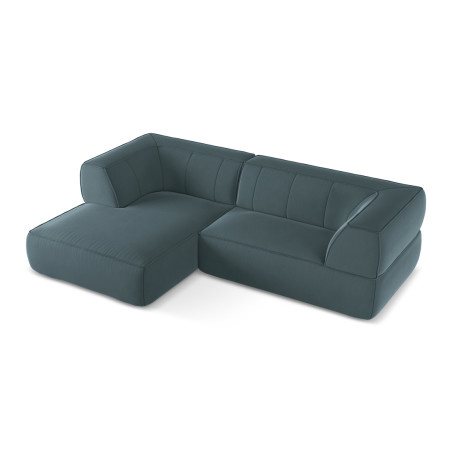 Sofa d'angle Liko Velours Marine