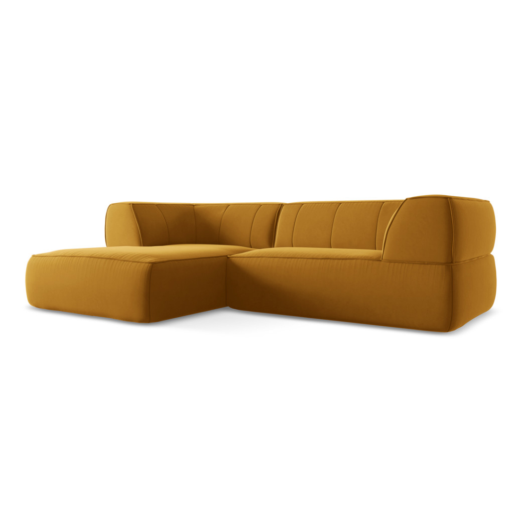 Sofa d'angle Liko Velours Mustard