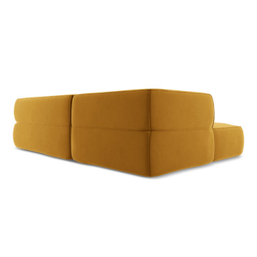 Sofa d'angle Liko Velours Mustard