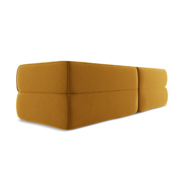 Sofa d'angle Liko Velours Mustard