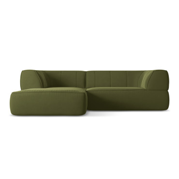 Sofa d'angle Liko Velours Olive