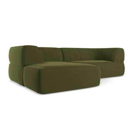 Sofa d'angle Liko Velours Olive