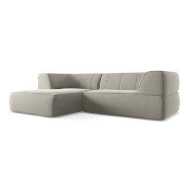 Sofa d'angle Liko Velours Pearl