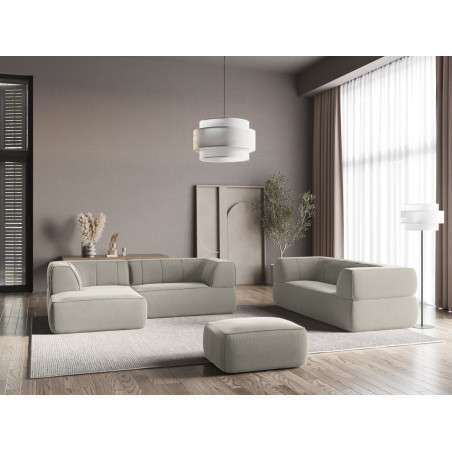 Sofa d'angle Liko Velours Pearl