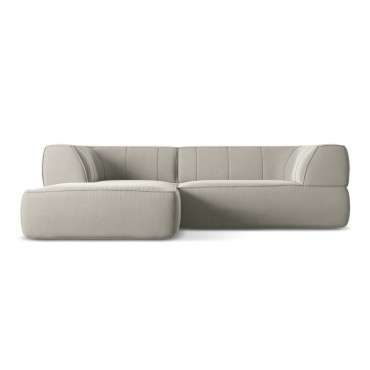 Sofa d'angle Liko Velours Pearl