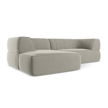 Sofa d'angle Liko Velours Pearl