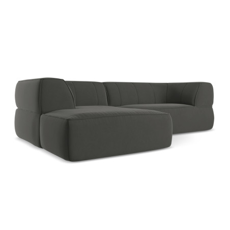 Sofa d'angle Liko Velours Steel