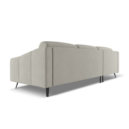 Sofa d'angle Nalu Chenille Beige