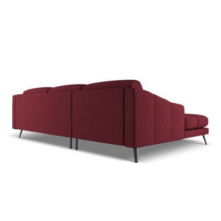 Sofa d'angle Nalu Chenille Claret