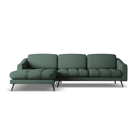 Sofa d'angle Nalu Chenille Green