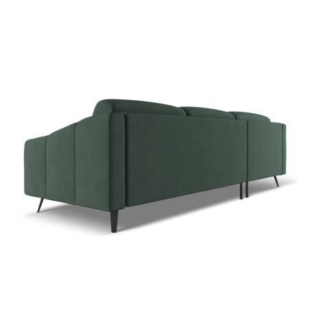 Sofa d'angle Nalu Chenille Green