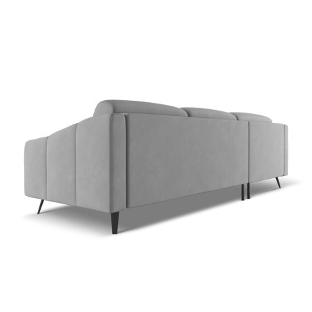 Sofa d'angle Nalu Chenille Light gray