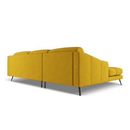 Sofa d'angle Nalu Chenille Mustard