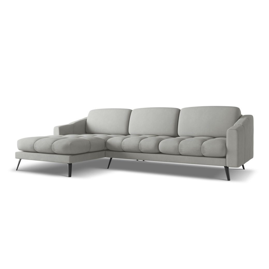 Sofa d'angle Nalu Chenille Taupe