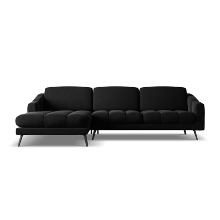 Sofa d'angle Nalu Velours Black