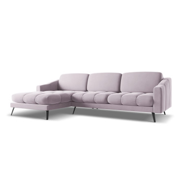 Sofa d'angle Nalu Velours Lavender