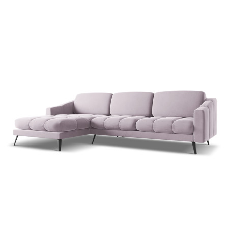 Sofa d'angle Nalu Velours Lavender