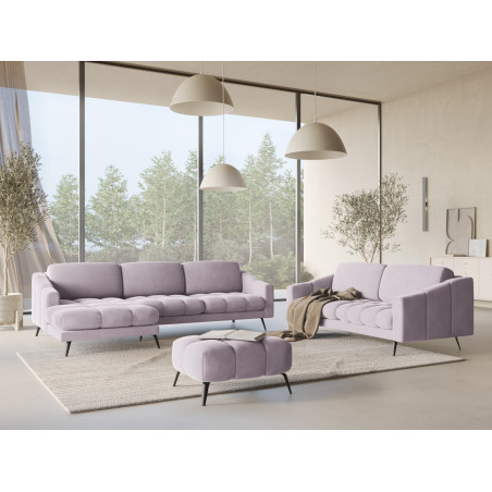 Sofa d'angle Nalu Velours Lavender