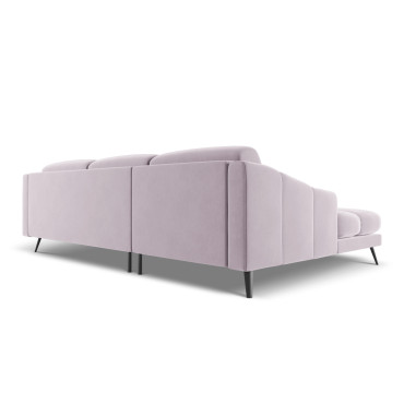 Sofa d'angle Nalu Velours Lavender