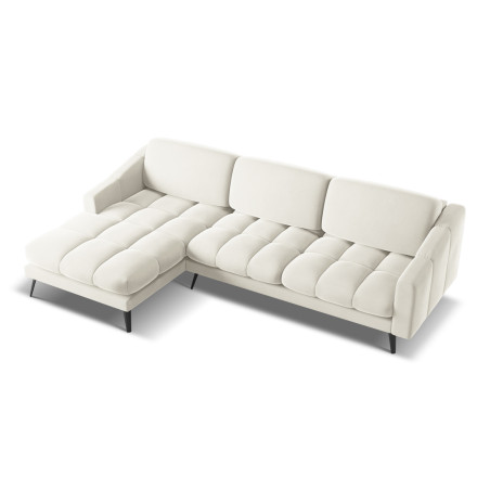 Sofa d'angle Nalu Velours Light beige