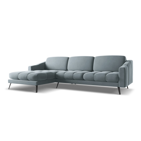 Sofa d'angle Nalu Velours Light blue