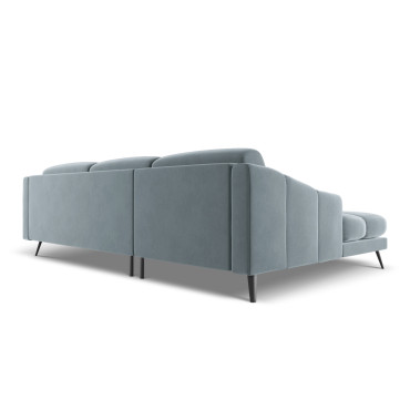 Sofa d'angle Nalu Velours Light blue