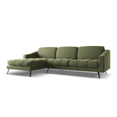 Sofa d'angle Nalu Velours Olive