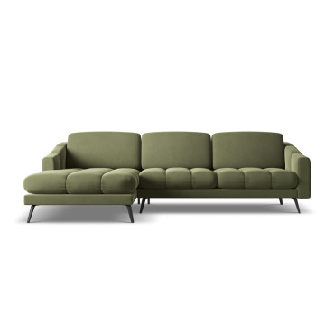 Sofa d'angle Nalu Velours Olive