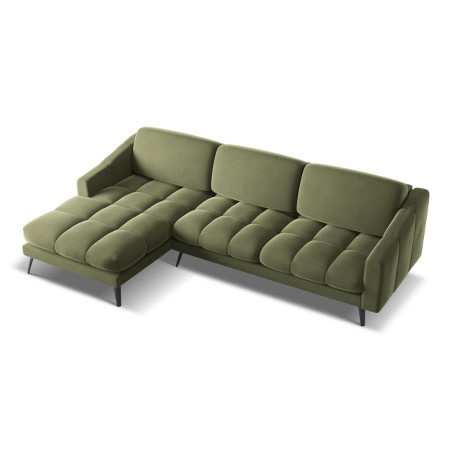 Sofa d'angle Nalu Velours Olive