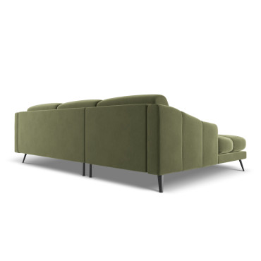 Sofa d'angle Nalu Velours Olive