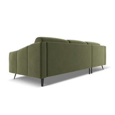 Sofa d'angle Nalu Velours Olive