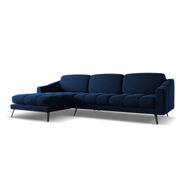 Sofa d'angle Nalu Velours Royal blue