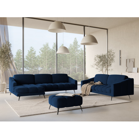 Sofa d'angle Nalu Velours Royal blue