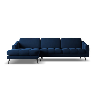 Sofa d'angle Nalu Velours Royal blue