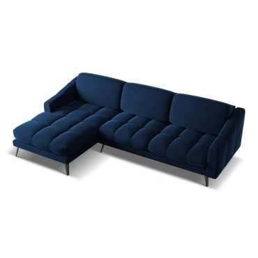 Sofa d'angle Nalu Velours Royal blue