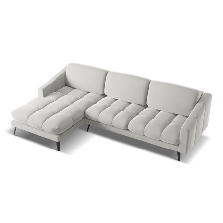 Sofa d'angle Nalu Velours Silver