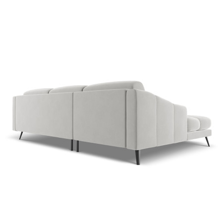 Sofa d'angle Nalu Velours Silver