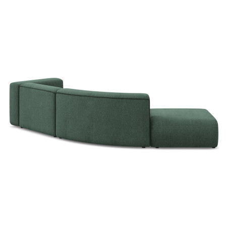 Sofa modulable ouvert 4 places Ekahi Chenille Green