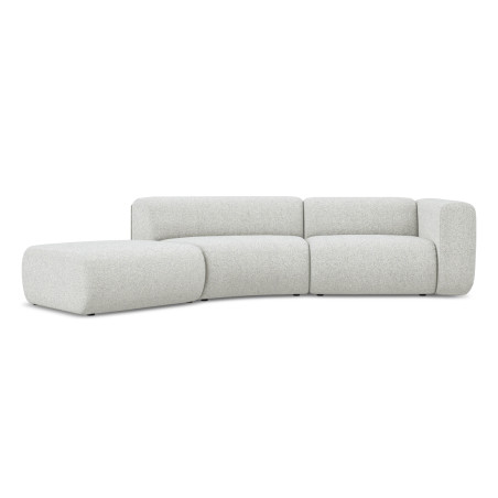 Sofa modulable ouvert 4 places Ekahi Tissu Beige