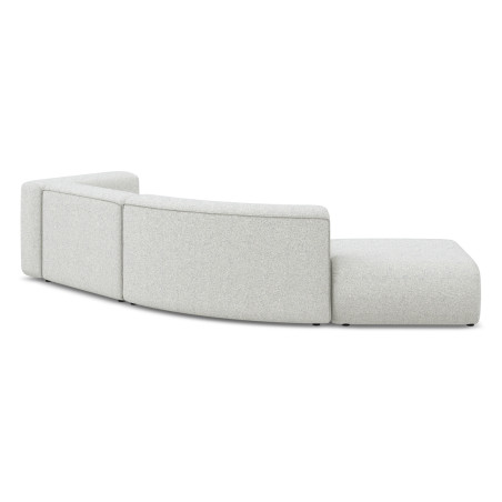 Sofa modulable ouvert 4 places Ekahi Tissu Beige