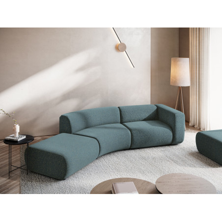 Sofa modulable ouvert 4 places Ekahi Tissu Jeans