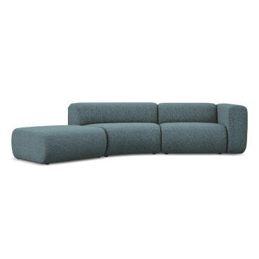 Sofa modulable ouvert 4 places Ekahi Tissu Jeans