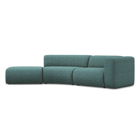 Sofa modulable ouvert 4 places Ekahi Tissu Marine