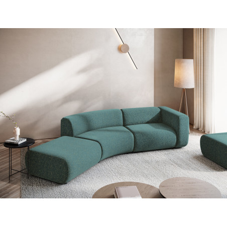 Sofa modulable ouvert 4 places Ekahi Tissu Marine