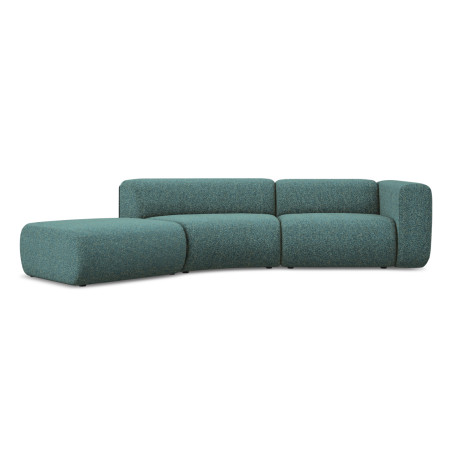 Sofa modulable ouvert 4 places Ekahi Tissu Marine