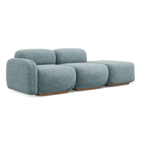 Sofa modulable ouvert Ailani Chenille Jeans