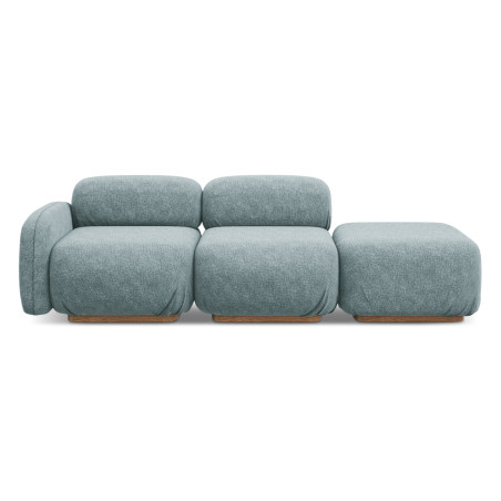 Sofa modulable ouvert Ailani Chenille Jeans